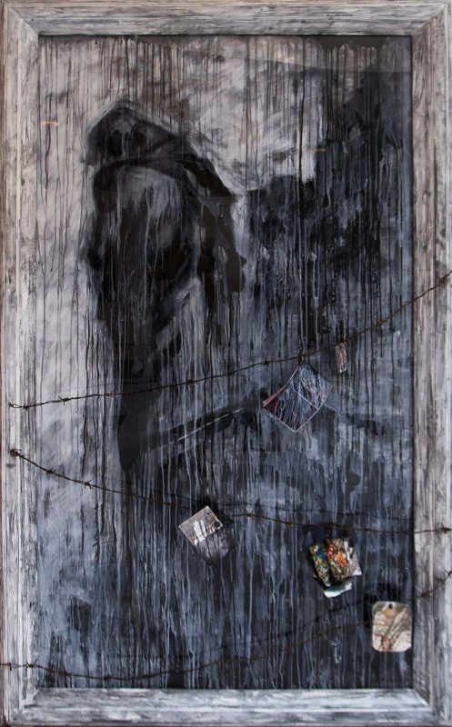 "Departure", Combined technique, 2019.