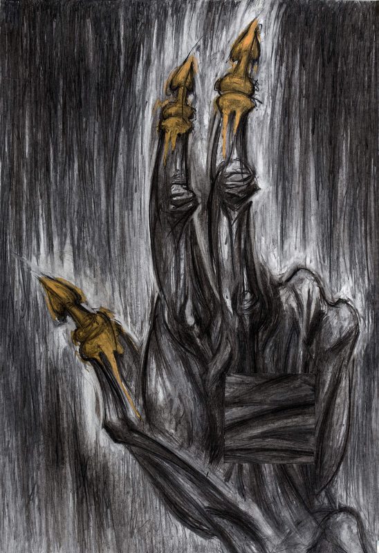 "The Gift", Combined technique, 2018.